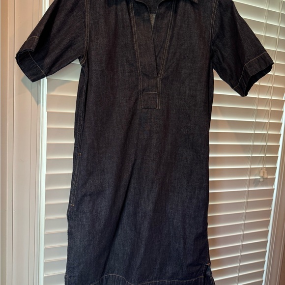 Ralph Lauren Dark Blue Denim Dress - Picture 1 of 3